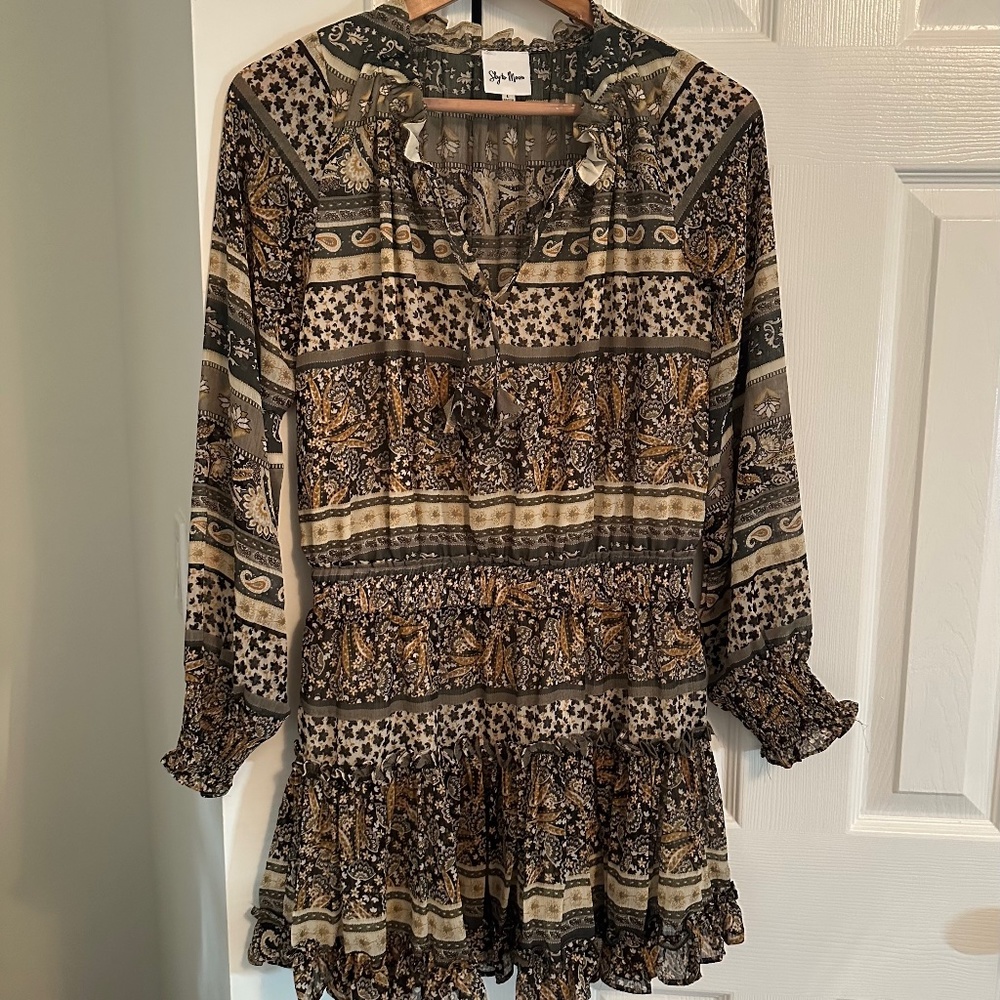 Autumn Long Sleeve Dress L